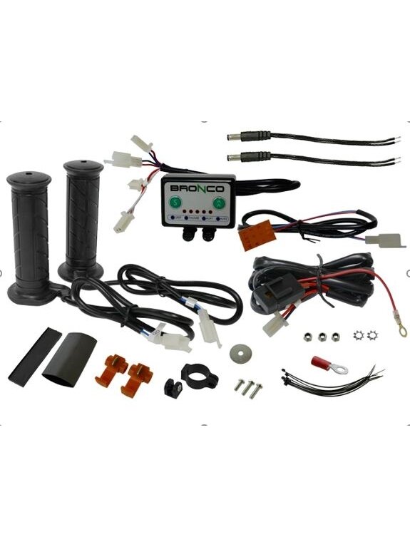 Bronco Heated grips and thumb warmer kit Bronco Heated grips and thumb warmer kit