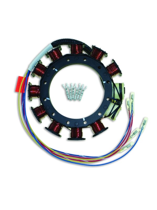 Cdi Elec. Mercury/Force Stator - 2/3/4 Cyl. (9 Amp) 40-125HP