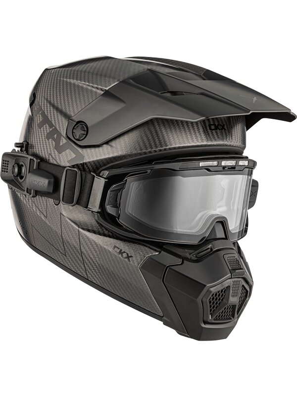 CKX Helmet Titan AMS Pro Matt Carbon + Heated Photochromic Goggles 4 CKX Helmet Titan AMS Pro Matt Carbon + Heated Photochromic Goggles 4