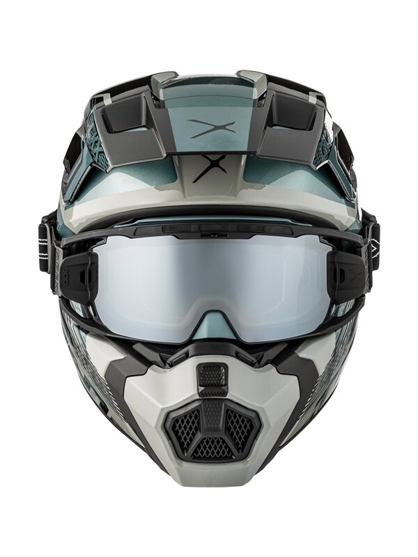 CKX Helmet Titan AMS Concordia Grey Gloss + Goggles 8 CKX Helmet Titan AMS Concordia Grey Gloss + Goggles 8