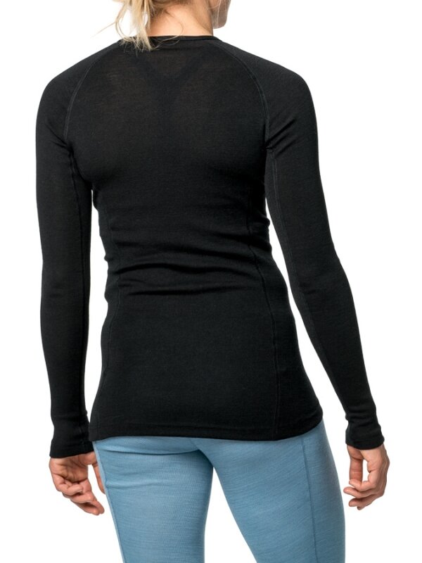 Woolpower Crewneck Merino base layer black 3