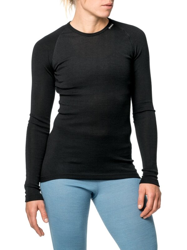 Woolpower Crewneck Merino base layer black 4 Woolpower Crewneck Merino base layer black 4