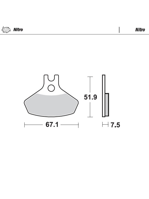 Moto-Master Brakepads Can-Am: DS 450 08-13 Moto-Master Brakepads Can-Am: DS 450 08-13