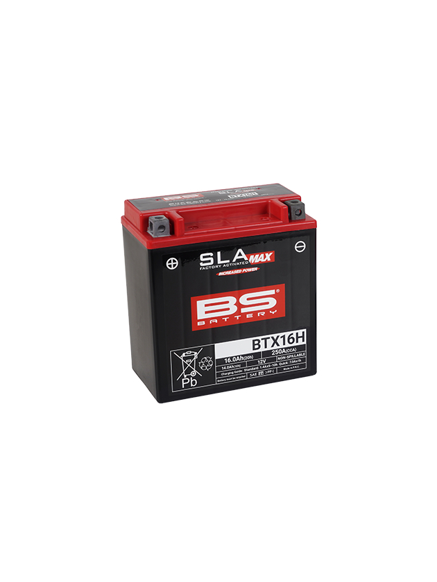 BS Battery BTX16H (FA) SLA MAX - Sealed & Activated BS Battery BTX16H (FA) SLA MAX - Sealed & Activated