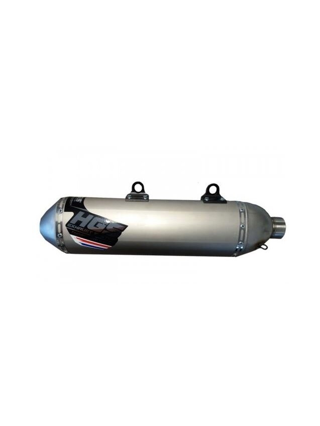 HGS Slip-On 4T Enduro Grey Steel KTM250EXC-F FE250 17-19