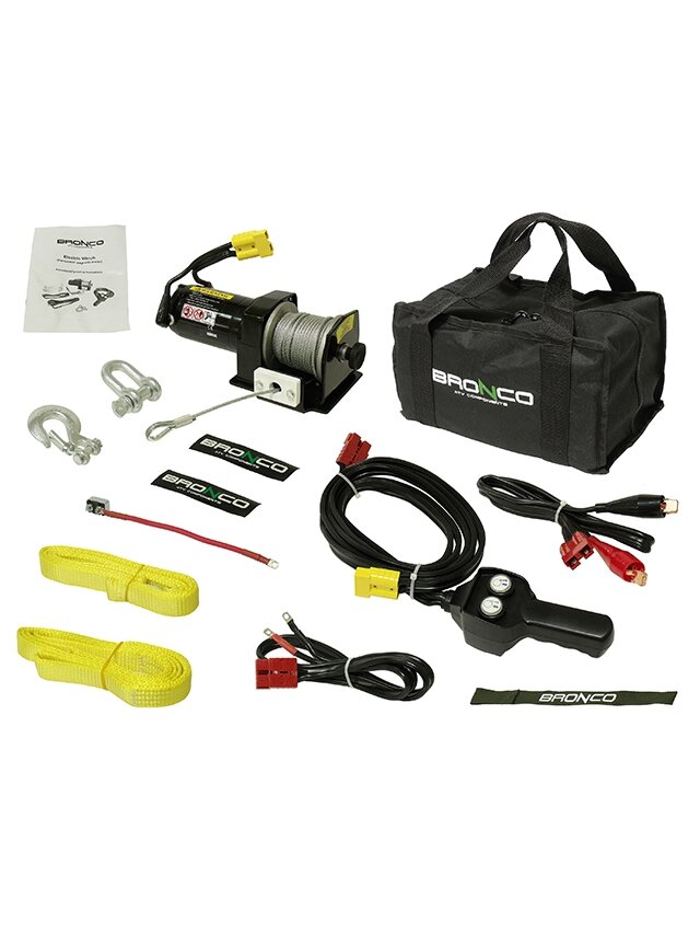 BRONCO PORTABLE WINCH 2000 1 BRONCO PORTABLE WINCH 2000 1