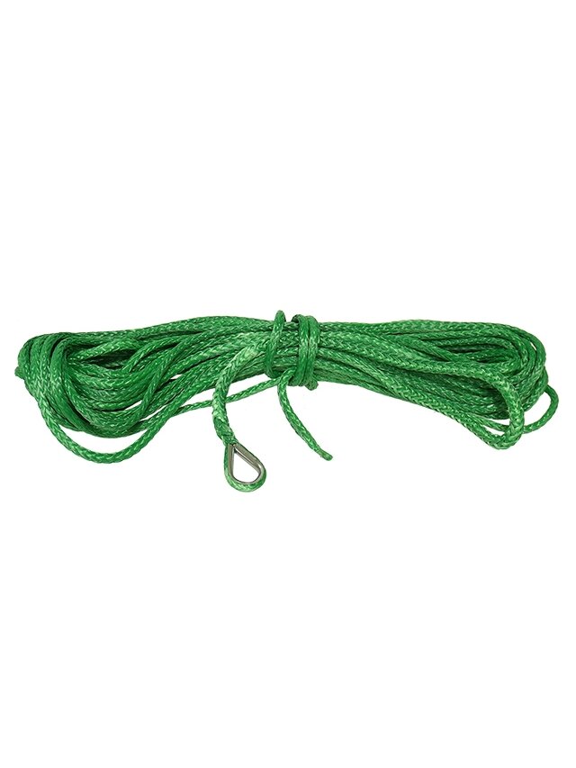 Bronco Winch Rope Green 4.5mm x 15.3M