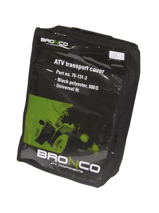 Bronco Cover XL trailerable for ATV black 600D Bronco Cover XL trailerable for ATV black 600D