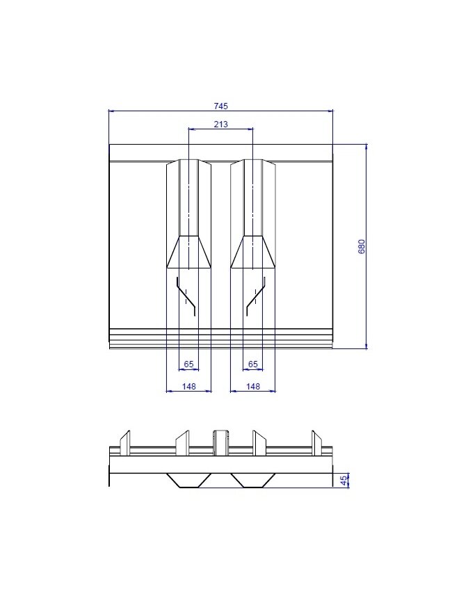 Rival Ski track maker 75x75cm Weight 23.5kg 2