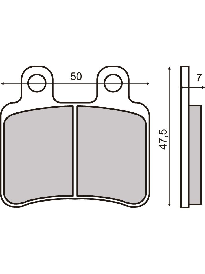 Brake pads Rear 1