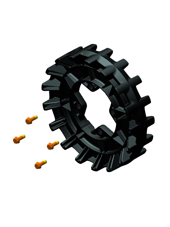 Camso Sprocket 17 teeth 4S 4 bolt 3/8-16 x 1 1/4 Camso Sprocket 17 teeth 4S 4 bolt 3/8-16 x 1 1/4