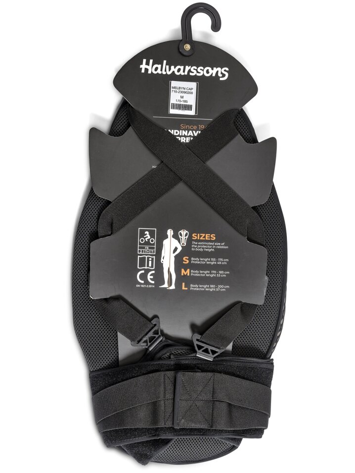 Halvarssons Back Protector Melbyn Cap Black 1 Halvarssons Back Protector Melbyn Cap Black 1
