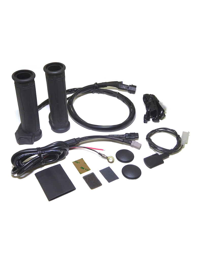 Hyper Heated grips with integrated switch 22/22mm thumb heater incl. 1