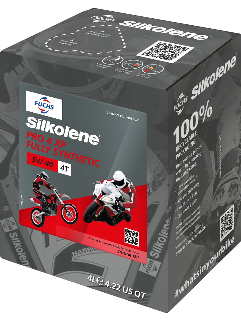 Silkolene Pro 4 5W-40 XP 4L CUBE (4) Silkolene Pro 4 5W-40 XP 4L CUBE (4)