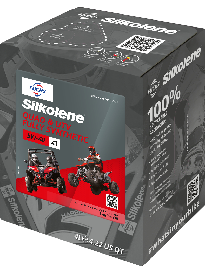 Silkolene QUAD & UTV 5W-40 4L CUBE (4)