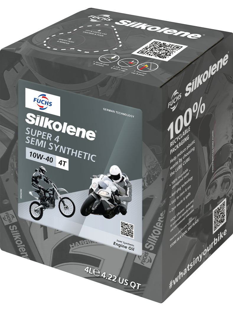 Silkolene Super 4 10W-40 4L CUBE (4)