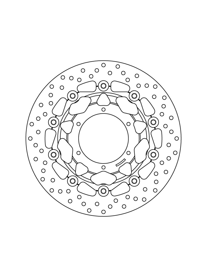 Brembo Serie Oro brakedisc floating