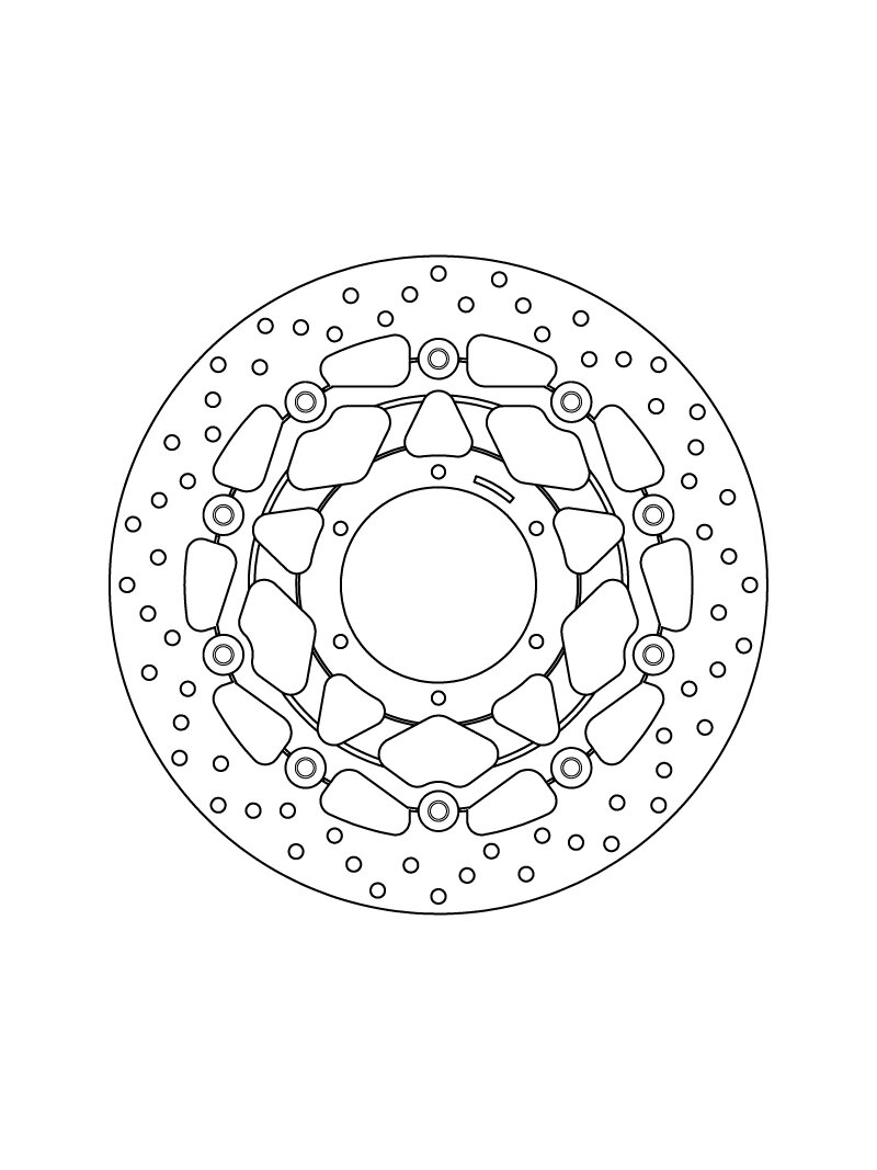 Brembo Serie Oro brakedisc floating Brembo Serie Oro brakedisc floating