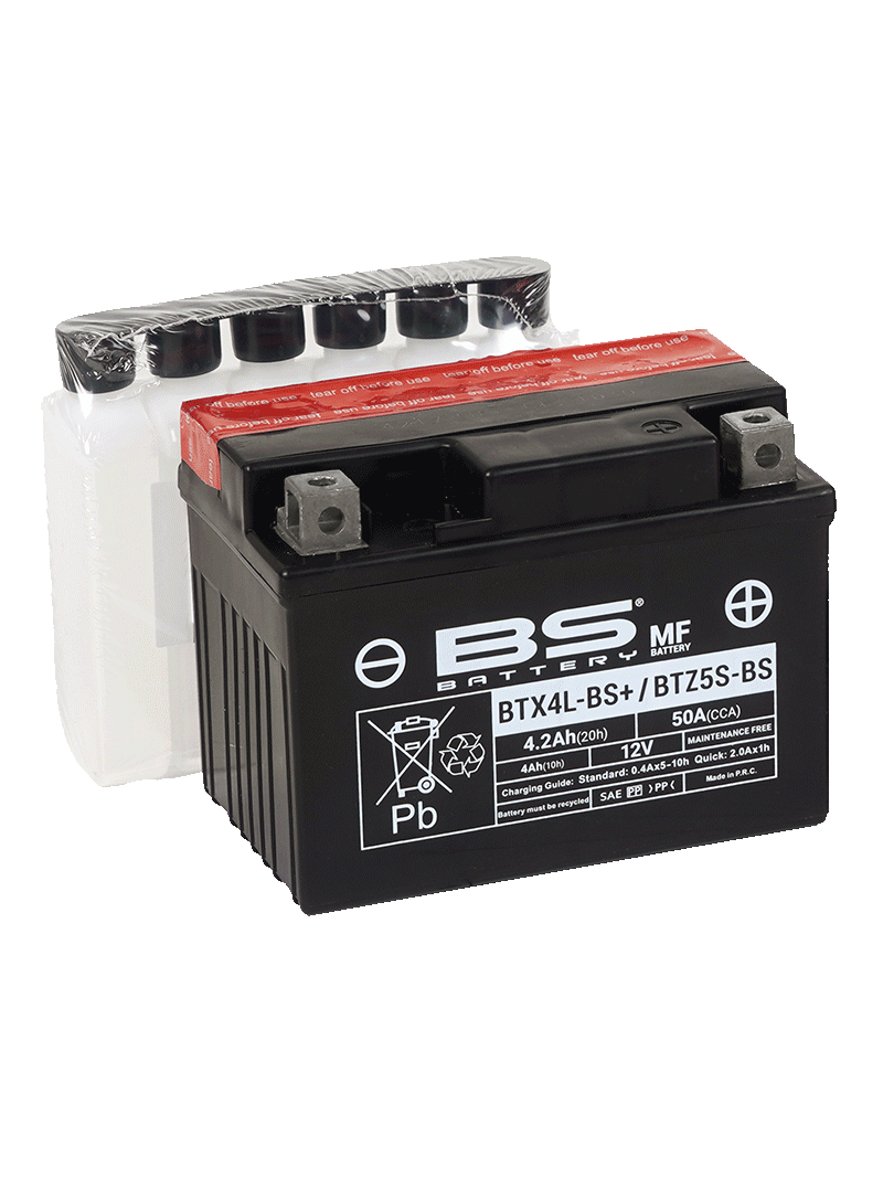 BS Battery BTX4L-BS+/BTZ5S-BS (cp) Maintenance Free