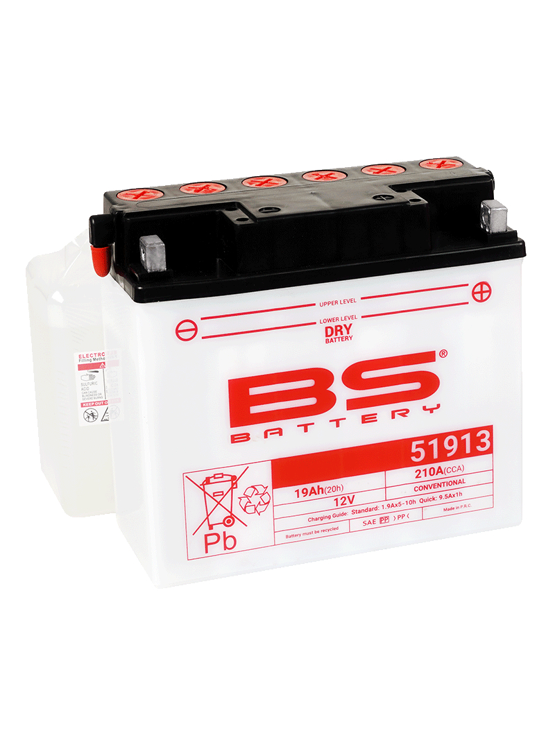 BS Battery 51913 (cp) Conventional Dry charged BS Battery 51913 (cp) Conventional Dry charged