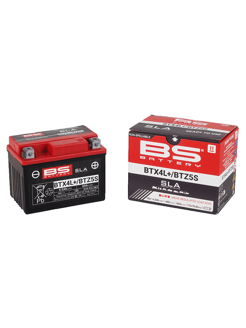 BS Battery BTX4L+/BTZ5S (FA) SLA - Sealed & Activated 1 BS Battery BTX4L+/BTZ5S (FA) SLA - Sealed & Activated 1