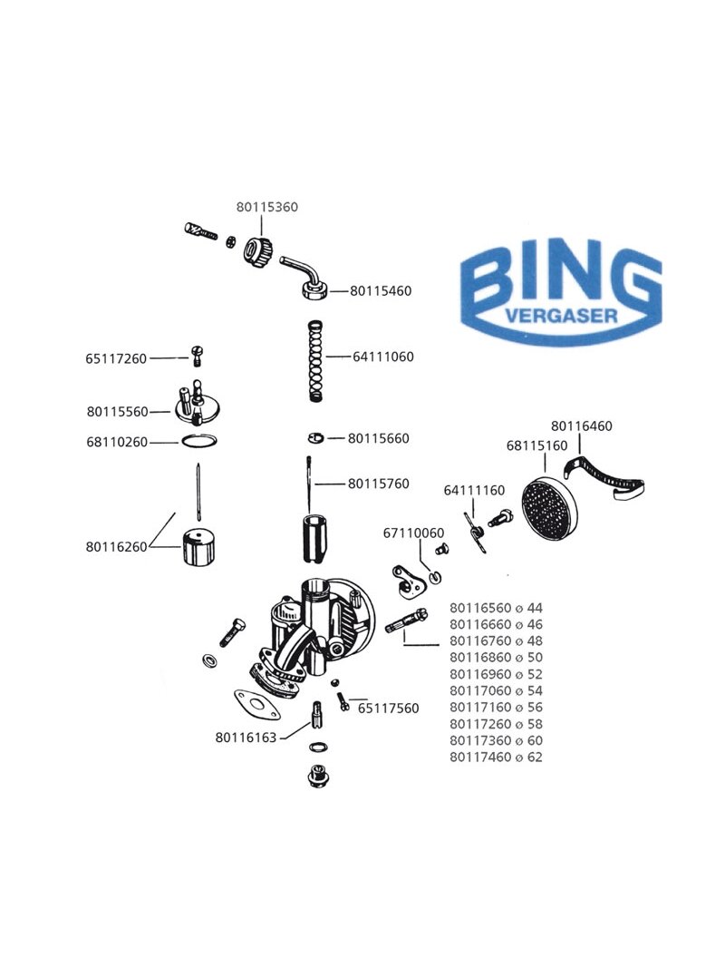 Bing Carbureto needle clip