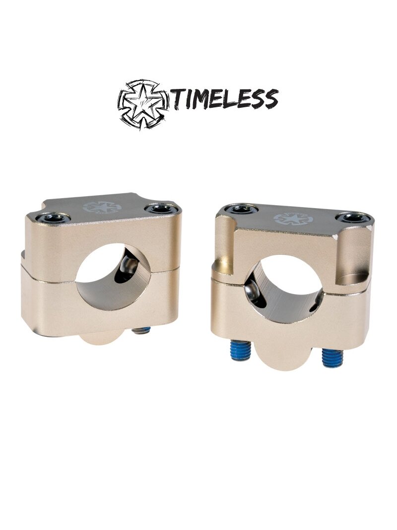 Timeless Handlebar Clampset, Fat Bar, 28,6mm, Titanium