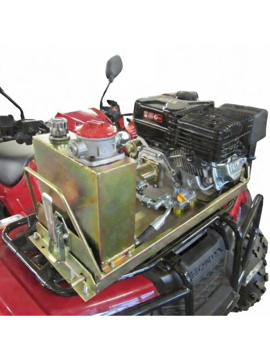 ATV Grapple crane 450-II with wheel drive winch and boom steering 4