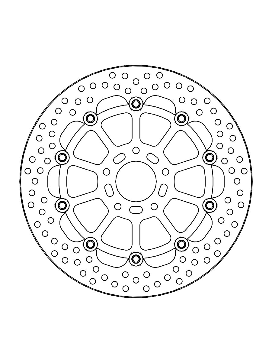 Moto-Master Halo Brakedisc front KTM: 790/890 Duke Moto-Master Halo Brakedisc front KTM: 790/890 Duke