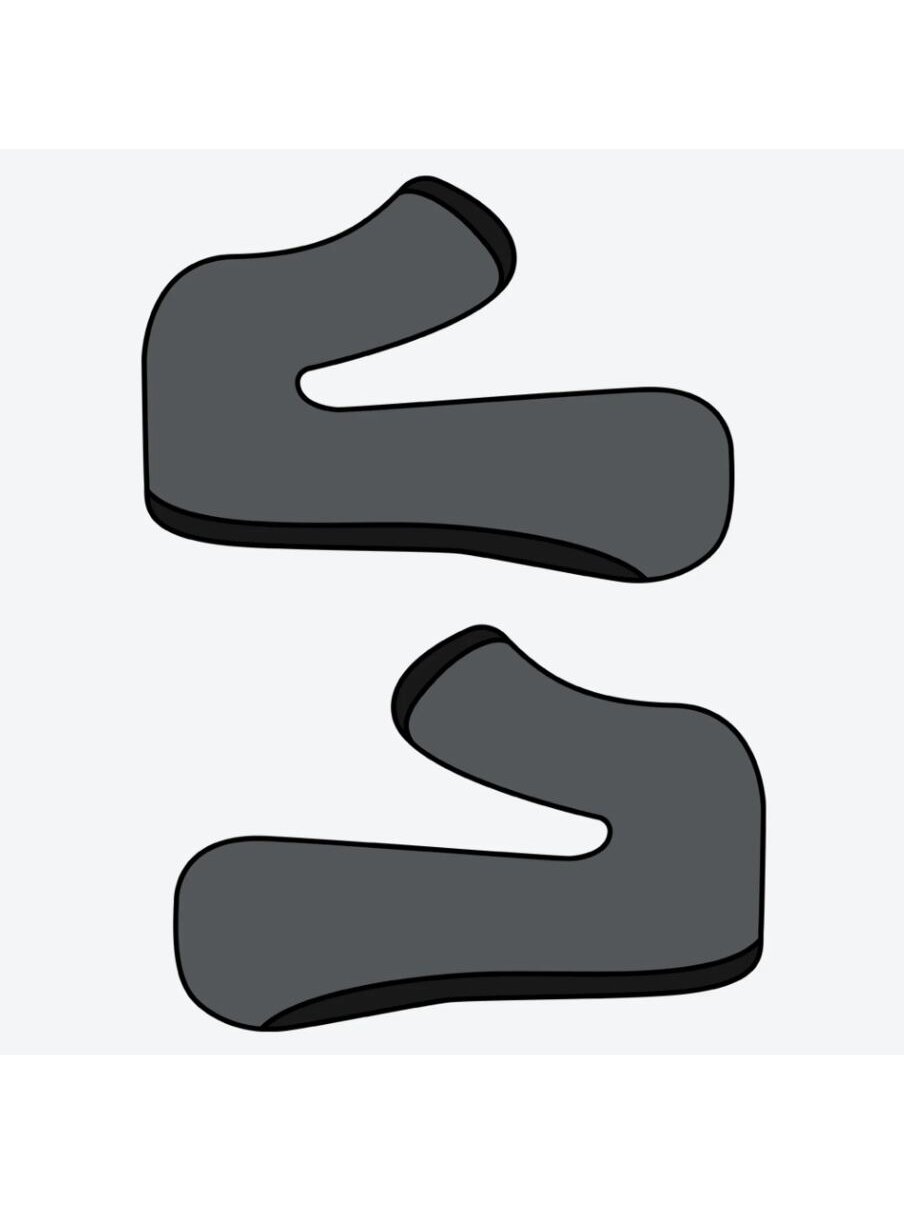 Airoh Aviator 3 Washable cheek pads grey Airoh Aviator 3 Washable cheek pads grey