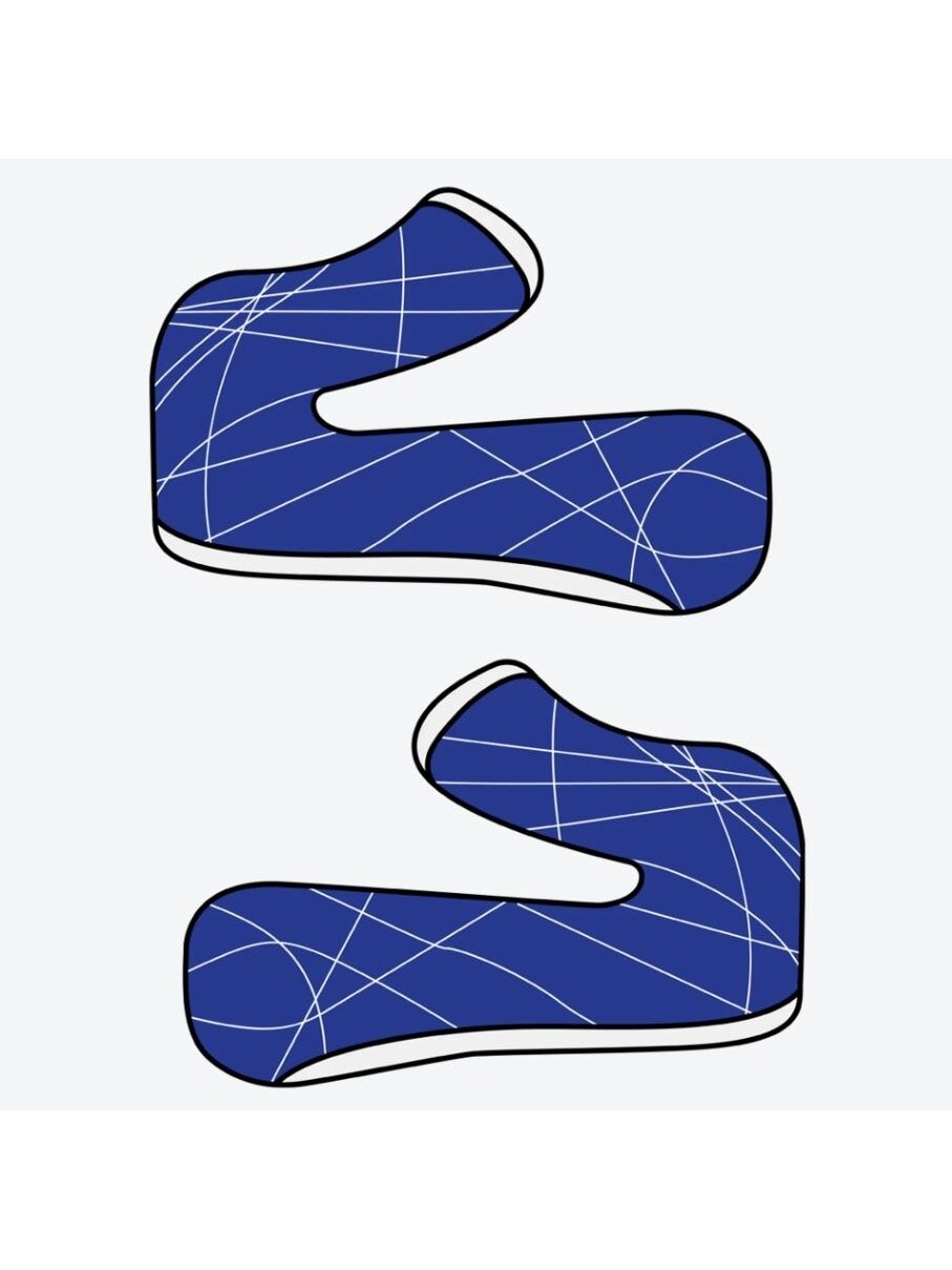 Airoh Aviator 3 Washable cheek pads blue