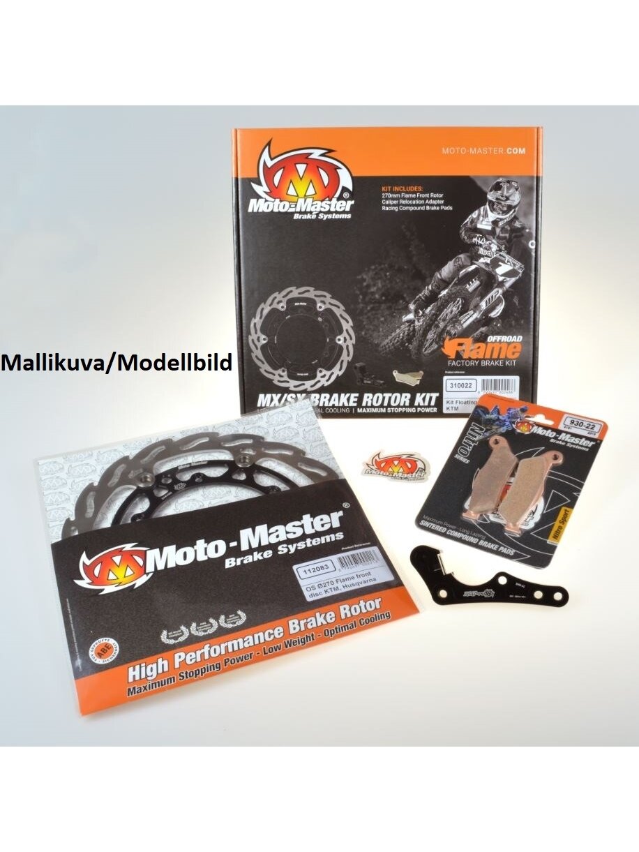 Moto-Master Kit Floating 270 Offroad Kawasaki (disc-Adapter-Brakepads)