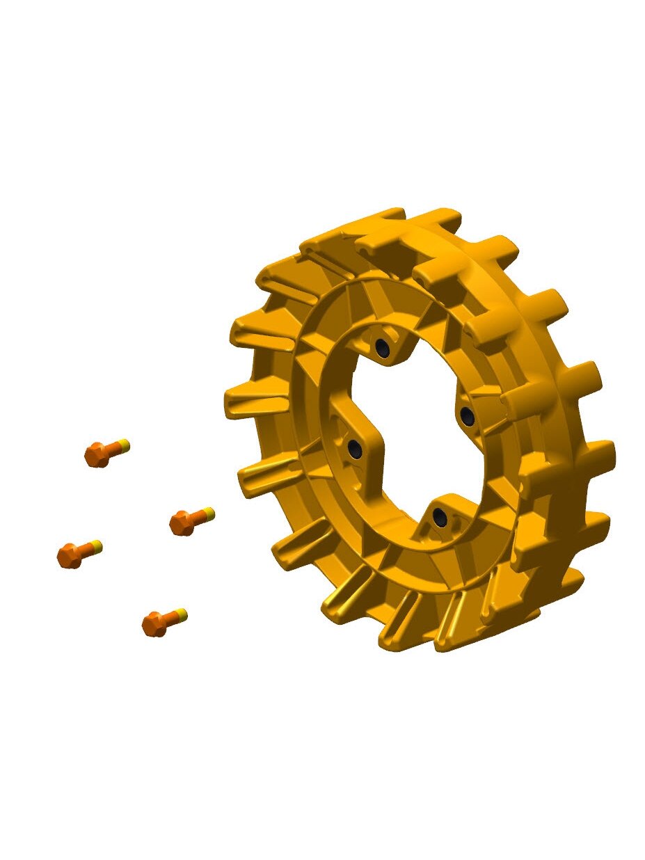 Camso Sprocket 16 teeth 4S4 bolt 3/8-16 x 1 1/4