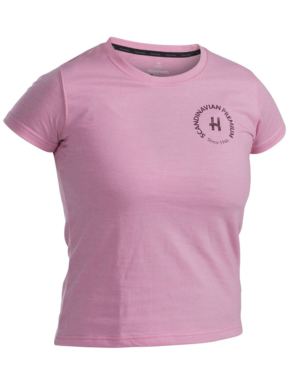 Halvarssons T-shirt H Tee Woman Pink Halvarssons T-shirt H Tee Woman Pink