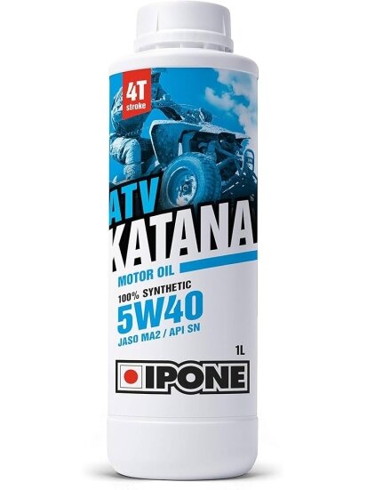 IPONE KATANA ATV 5W40 PILNAI SINTETINĖ ALYVA 1 l IPONE KATANA ATV 5W40 PILNAI SINTETINĖ ALYVA 1 l