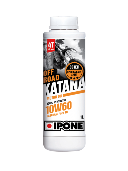 IPONE KATANA OFF ROAD 10W-60 SINTETINĖ ALYVA 1L IPONE KATANA OFF ROAD 10W-60 SINTETINĖ ALYVA 1L