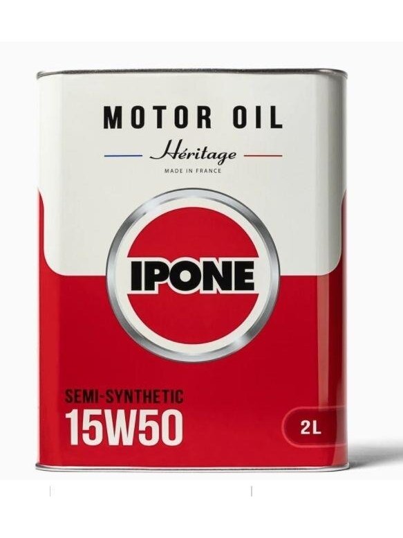 IPONE HERITAGE 15W50 PUSIAU SINTETINĖ ALYVA 2l