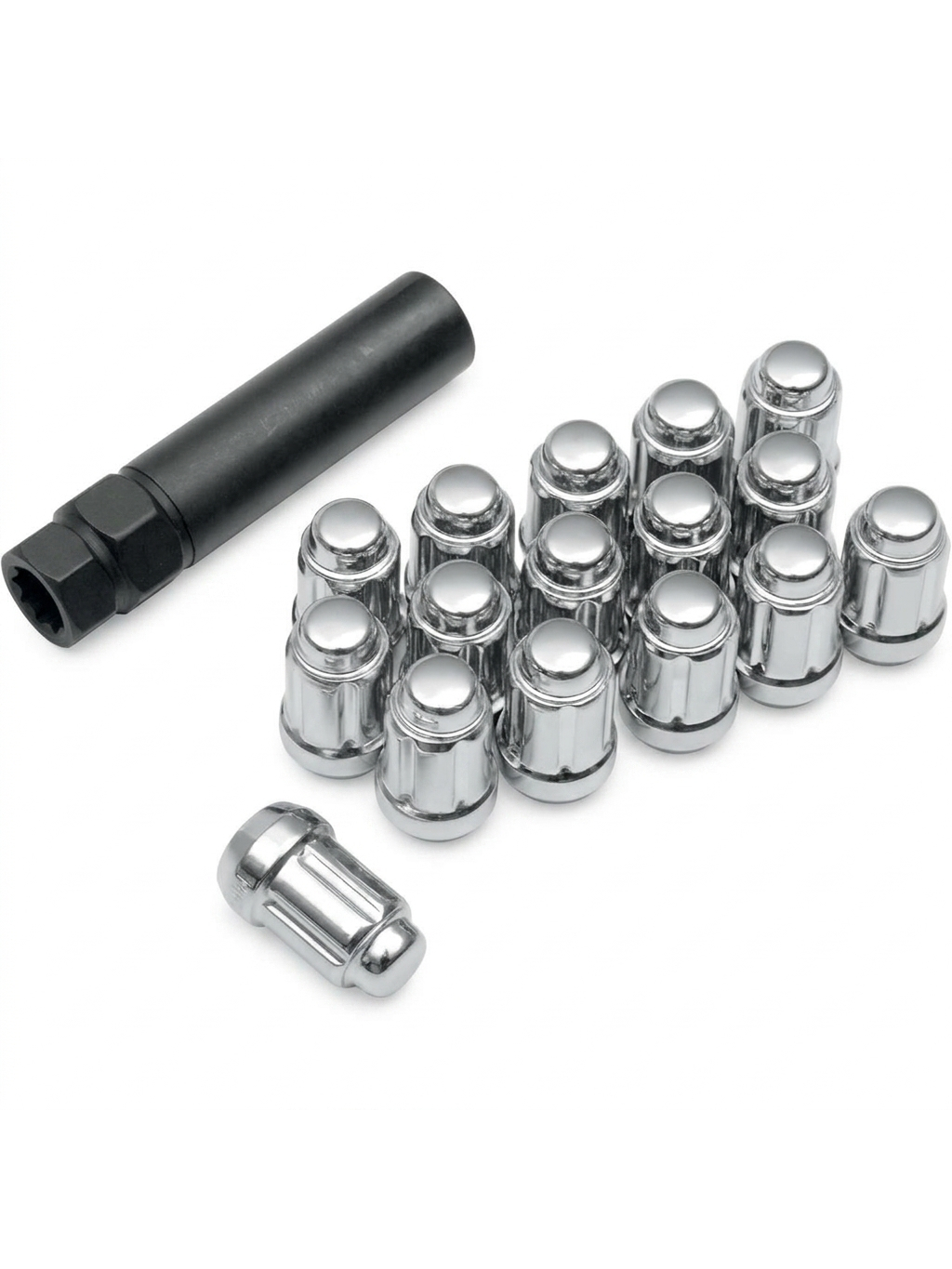ITP 12mmX1.50 SPLINED 60 TAPERED CHROME LUG NUT BOX OF 16 ITP 12mmX1.50 SPLINED 60 TAPERED CHROME LUG NUT BOX OF 16