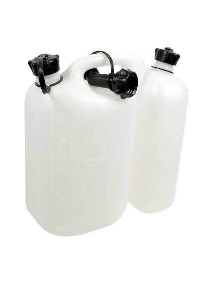 Kombinuotas bakelis kurui ir alyvai Oregon 5+3 l Baltas 2