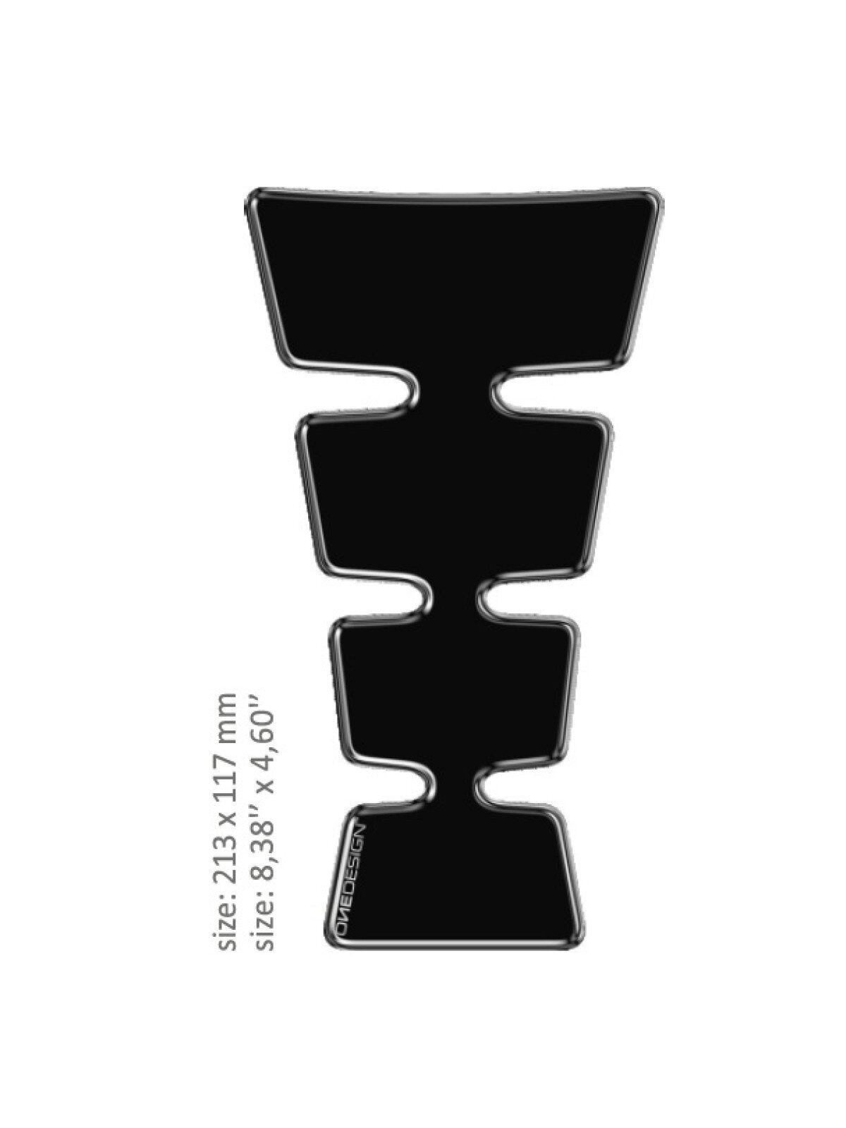 KURO BAKO APSAUGA TANK PROTECTOR BLACK KURO BAKO APSAUGA TANK PROTECTOR BLACK