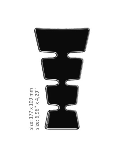 KURO BAKO APSAUGA TANK PROTECTOR BLACK KURO BAKO APSAUGA TANK PROTECTOR BLACK