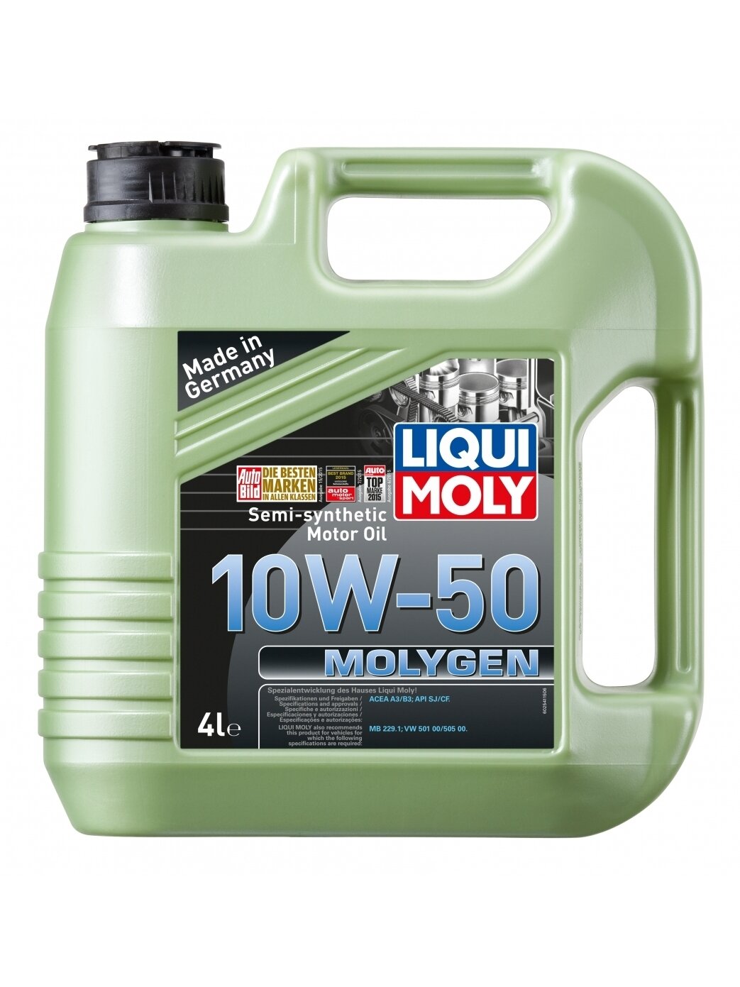 LIQUI MOLY ALYVA Molygen 10W-50 4l LIQUI MOLY ALYVA Molygen 10W-50 4l