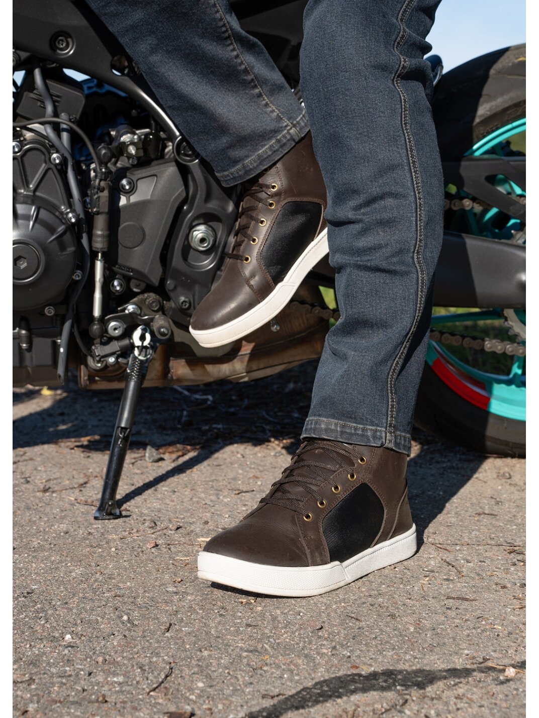 Lindstrands Sneaker Urban leather, Brown  4