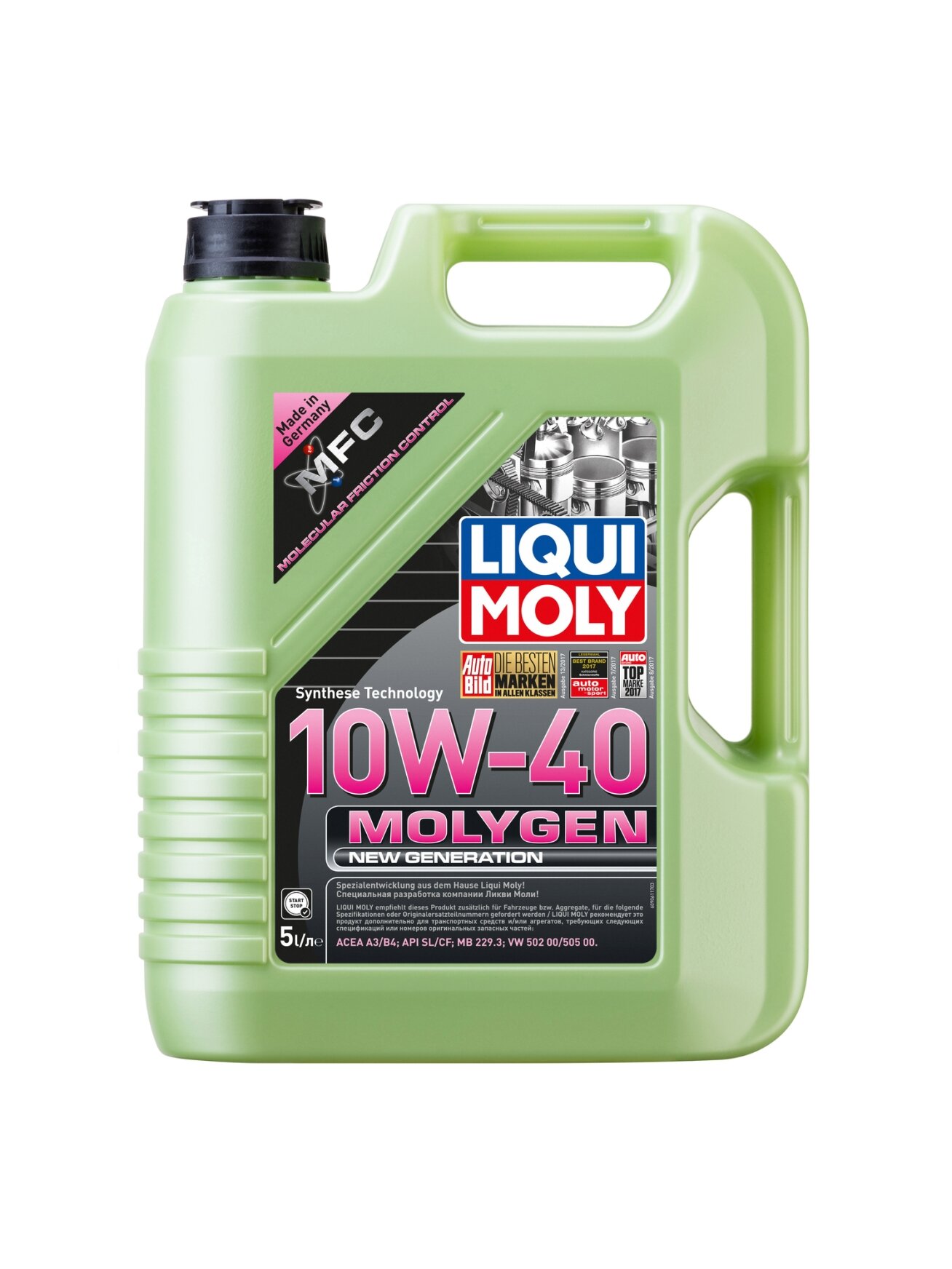 LIQUI MOLY VARIKLINĖ ALYVA 10W-40 5l LIQUI MOLY VARIKLINĖ ALYVA 10W-40 5l