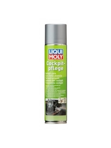 LIQUI MOLY AUTOMOBILIO PLASTIKINIŲ DETALIŲ PRIEŽIŪROS PRIEMONĖ Cockpit-Pflege citrus 300ml