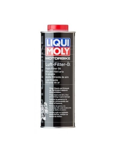 LIQUI MOLY MOTOCIKLŲ ORO FILTRO TEPALAS (1000ml ekonomiška pakuotė)