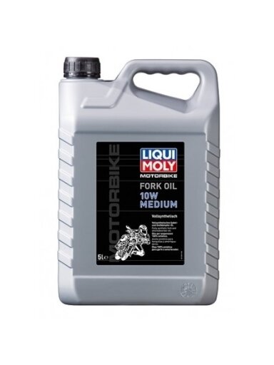 LIQUI MOLY MOTOCIKLŲ ŠAKIŲ ALYVA 10W medium 5l