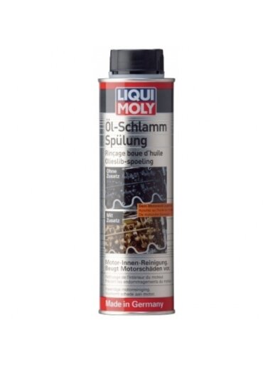 LIQUI MOLY Priedas variklio plovimui prieš keičiant alyvą - ÖL-SCHLAMM-SPÜLUNG 300ml
