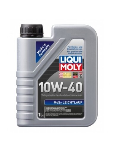 LIQUI MOLY PUSIAU SINTETINĖ VARIKLIŲ ALYVA 10W-40 1l