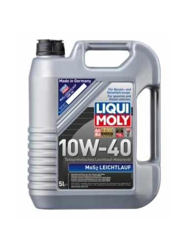 LIQUI MOLY PUSIAU SINTETINĖ VARIKLIŲ ALYVA 10W-40 5l